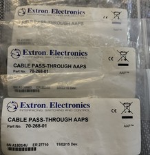 Extron 70-268-01 AAP Cable Pass Through Black | Lot of 3 NEW picture