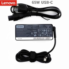 Genuine 65W USB-C Charger For Lenovo ThinkPad T480s T580s T490 E480 ADLX65YDC2A picture
