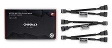 Noctua NA-YC1 chromax.black 3-Pack 4-Pin PWM PC Fan Splitter Cables picture