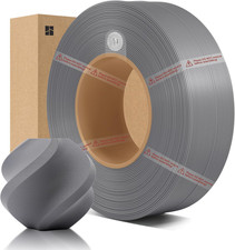 Bamboo PLA Matte 3D Printer Filament Refill Ash Gray 11102 picture