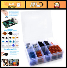 102pcs Heatsink Kit with Adhesive Tape - Cooling for Raspberry Pi, CPU, GPU, LED picture
