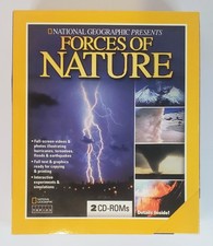 National Geographic Forces of Nature PC CD Storms Volcanoes NOS Sealed picture