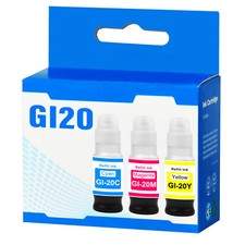 3PK CYM GI20 GI-20 Color Ink Cartridge For Canon PIXMA G6020 G7020 G5020 Printer picture