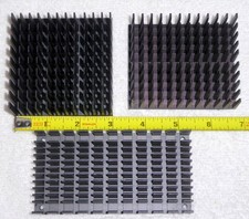 Aluminum Heatsink Kit (3) Pieces Black Anodized picture