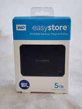WD Easystore 5TB External USB 3.0 Portable Hard Drive - New in Sealed Box picture
