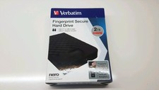 2TB Verbatim 53651 Fingerprint Secure External Hard Drive USB 3.0 2.5 inch NEW picture