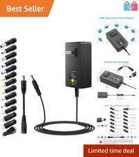 Adjustable 9V~24V Power Supply with 14 Interchangeable Tips – Compact & Reliable picture