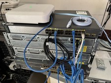 Cisco CCNA Home Lab Kit W/ 3 Switches & 2 Routers Layer 3 With AP & Cables Ver.2 picture