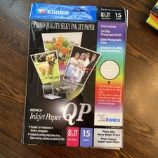 Konica Photo Quality Silky Ink Jet Paper QP 8 1/2