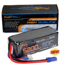 Powerhobby 6S 22.2V 5200mAh 50C Lipo Battery w EC5 Plug Soft Case 6-cell picture
