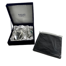 Vintage Wallace Silversmiths PS/2 Mouse Silverplated MUO6P in Box w Mouse Pad picture