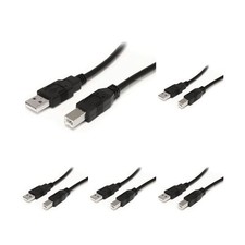 StarTech.com 9 m / 30 ft Active USB A to B Cable - M/M - Black USB 2.0 A to B... picture