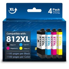 812XL T812XL Ink For Epson 812 XL Workforce Pro WF-7840 WF-7820 WF-7310 EC-C7000 picture