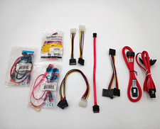 Lot of 10 PC Server Storage Cables - Mini-SAS SFF-8087 Molex C2G StarTech SATA picture