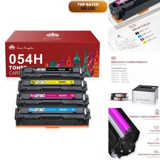 Toner Kingdom Compatible Toner Cartridge for Canon 054/054H 4 Pack picture