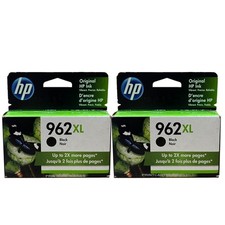 2pcs New HP 962XL Black Genuine Ink Cartridges No Box picture
