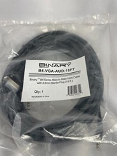 binary b4-vga-aud-18 ft male to male picture