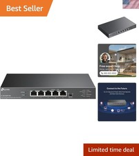 5-Port 2.5G Multi-Gigabit Switch with 4 PoE++ Ports @123W - Hassle-Free Setup picture