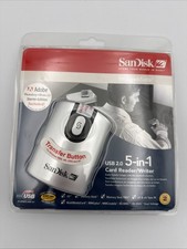 SanDisk ImageMate USB 2.0 5-in-1 Card Reader/Writer SDRR-99-A15 NEW & Sealed picture