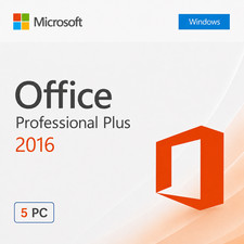 Office Profeesional Plus 2016 5 PC Retail Sealed Package picture