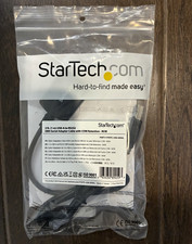 StarTech.com 3ft USB-A to RS232 DB9 Serial Adapter Cable Screw Lock M/M picture