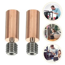 2Pcs Golden Bi-Metal Heat Break Smooth Throat Tube for 3D Printer Parts picture
