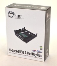 SIIG 4-Port USB 2.0 Front Panel Hub, PC Only *New, Open Box* JU-H42B22-S2 picture
