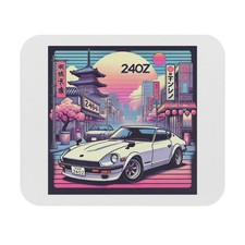 Datsun 240Z Mouse Pad JDM Fairlady Z Classic Car Tokyo Vaporwave Retro Desk Mat picture