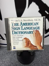 The American Sign Language Dictionary by Martin L. A. Sternberg CD-Rom MINT DISC picture