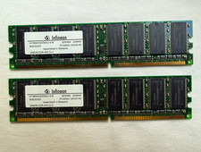 Infineon 512MB (2x256MB) DDR SDRAM PC-3200 Registered 184-Pin DIMM Untested picture