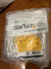 Lot Of (10) StarTech N6PATCH5WH New CAT6 Cables (5 ft 1.5 M, White) ETL Verified picture