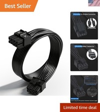 Optimal Performance 8 Pin CPU Cable for Corsair PSUs - 63cm, Black, High Speed picture