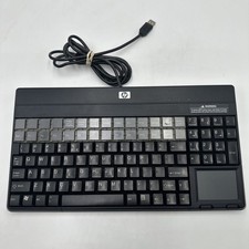 HP Cherry SPOS G86-62401 USB Programmable Keyboard Touchpad Black 417935-001 picture