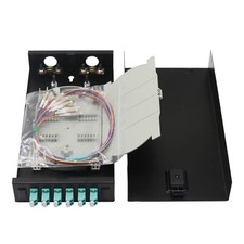-6 LC-OM3 Duplex Multimode Couplers 12 Core LC OM3 Box Fiber Optic Cables Wal... picture