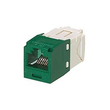 Panduit CJ688TGGR24 24-Pack Cat6 UTP Modular Jacks - Green picture