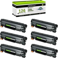 6PK Compatible CRG126 Toner Cartridge for Canon 126 LBP6200d LBP6230dw LBP6230dn picture