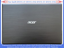 New LCD Back Cover Lid Rear For Acer Swift SF315-41 SF315-41G SF315-51 SF315-51G picture