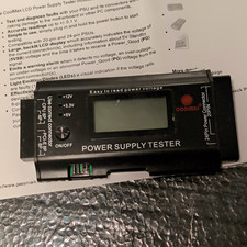 Coolmax PS-228 LCD ATX Power Supply Tester 20/24-Pin SATA 4-Pin 12V 6-Pin picture