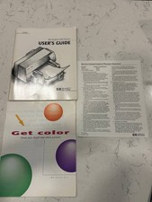 Vintage 1993 HP DeskJet 540 Printer Users Guide Manual Get Color Brochure Lot picture