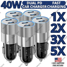 New 40W Fast Car Charger USB-C Adapter For iPhone 15 14 13 12 11 Pro Max Plus picture