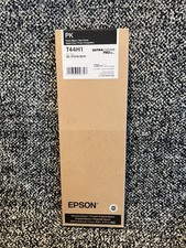 Genuine Epson P7570 Photo Black Ink Cartridge T44H1 Date: May 2029 picture