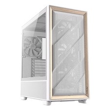 Antec FLUX White Computer Case  ATX Mid Tower 120mm Fans PWM Wood FLUX-W picture