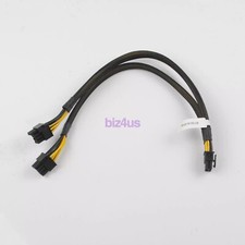 8pin to 8+8pin Power Cable for DELL PowerEdge R730 GPU PCIE 35cm US Ship picture