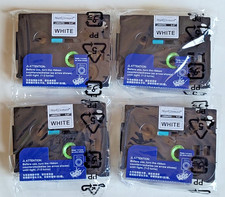 Mark Domain Laminated 0.47 tape white compatible with Brother, 4 pack picture