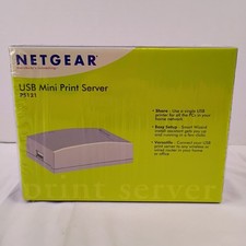 Netgear USB Mini Print Server PS121 Share Easy Setup Versatile Open Box picture