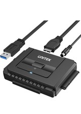 Unitek USB 3.0 IDE SATA Adapter 2.5 3.5 HDD SSD Dual Drive Converter picture