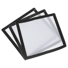 3PCS PC Dust Filter 150x150mm Magnetic Frame PVC Computer Cooler Mesh White picture