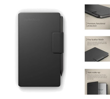 reMarkable Paper Pro Move - Black Leather Book Folio for Your 7.3'' picture