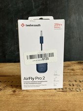 Twelve South AirFly Pro 2 Blue Bluetooth Adapter for Airplane Pair 2 AirPods picture
