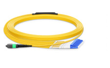 1m MPO/MTP to 24 LC Type A Breakout Fiber Optic Cable SM Fiber Patch Cord -98765 picture